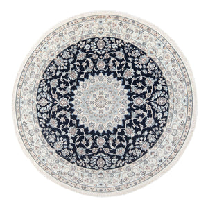 Tappeto Persero - Nain - Premio rotondo  - 150 x 150 cm - blu scuro