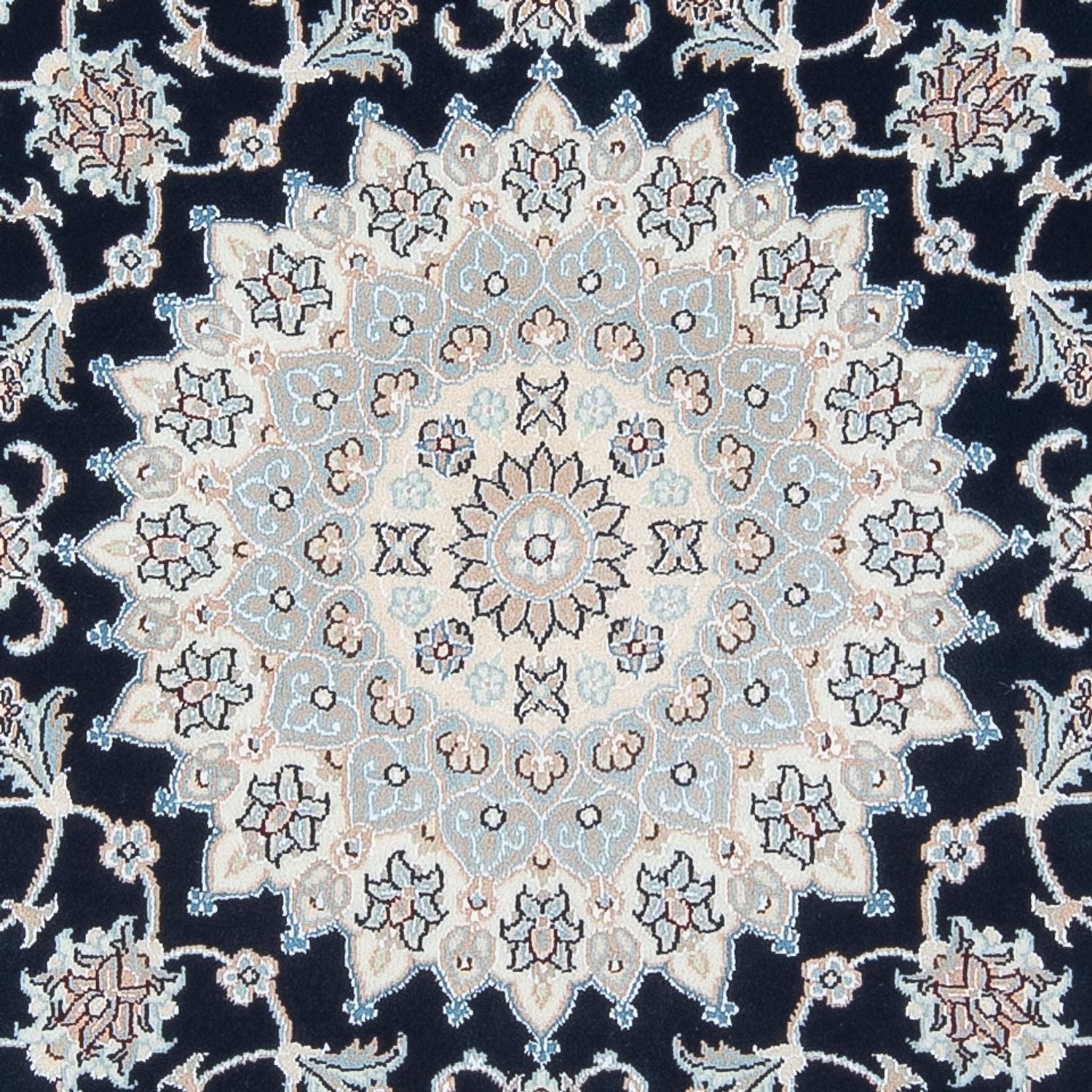 Tappeto Persero - Nain - Premio rotondo  - 150 x 150 cm - blu scuro