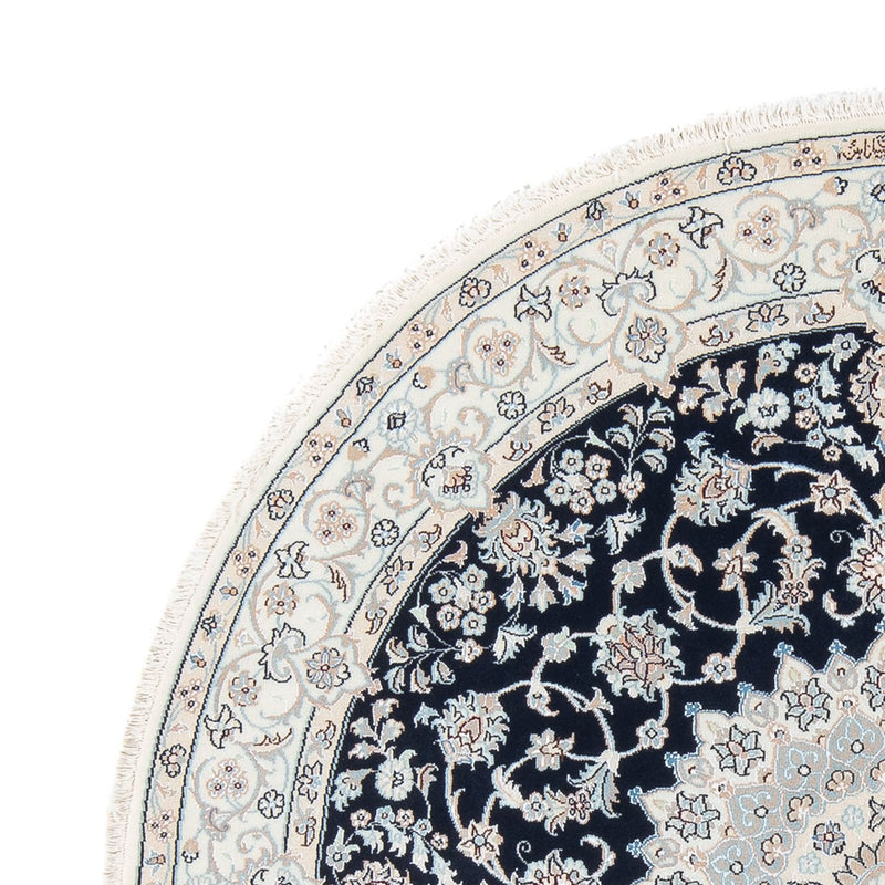 Tappeto Persero - Nain - Premio rotondo  - 150 x 150 cm - blu scuro