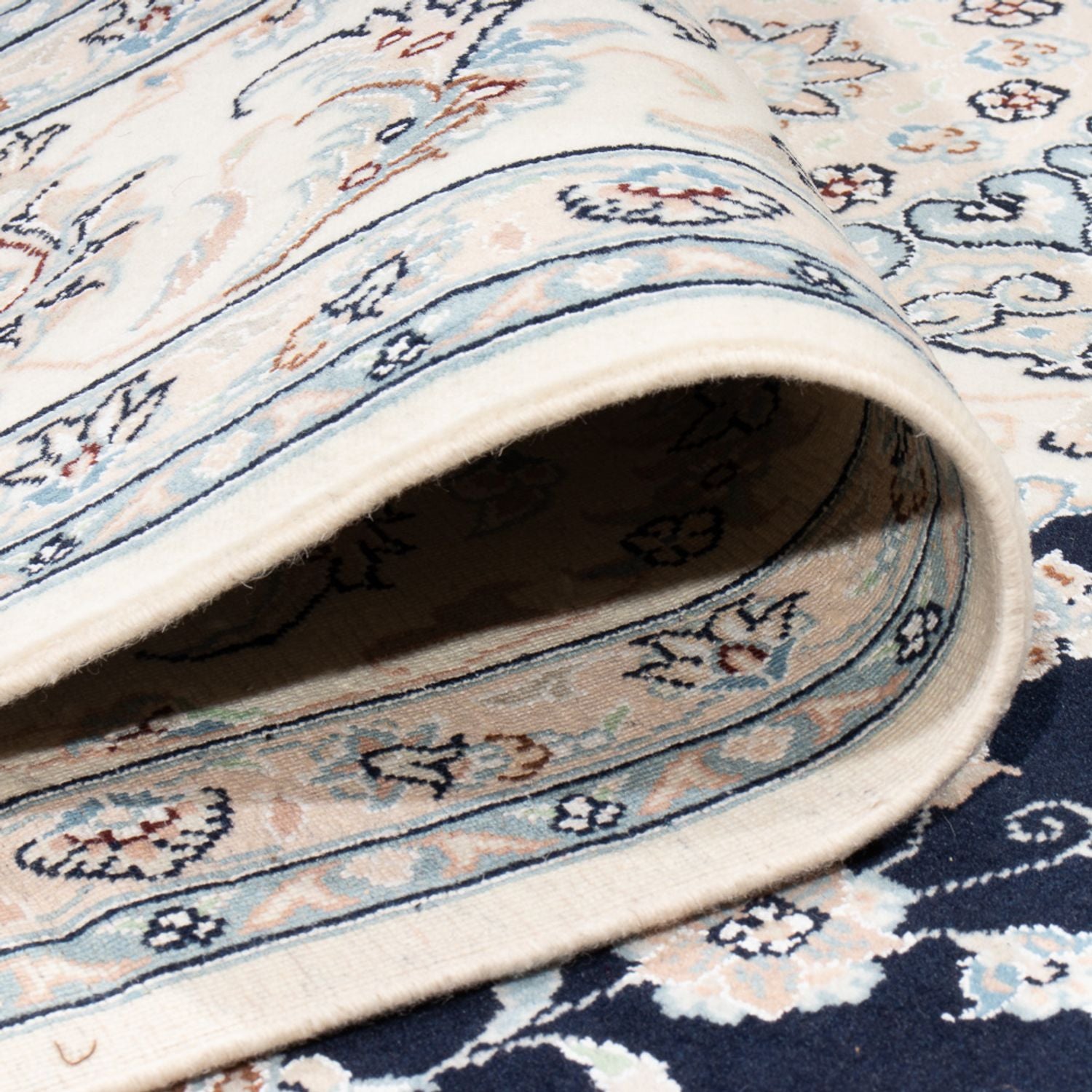 Tappeto Persero - Nain - Premio - 303 x 200 cm - blu scuro