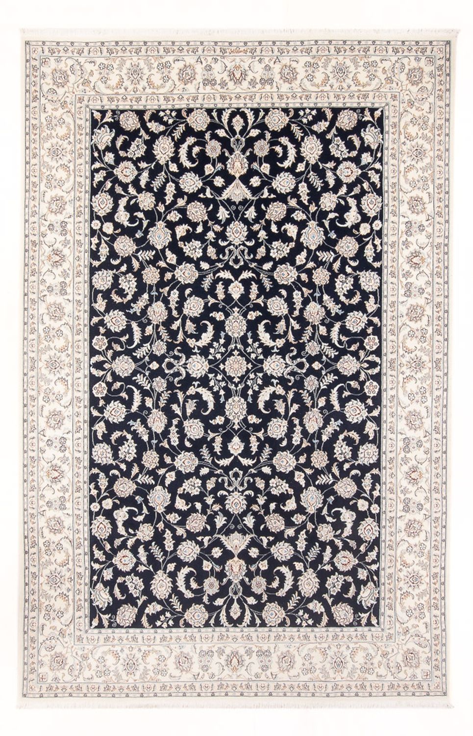 Tappeto Persero - Nain - Premio - 298 x 198 cm - blu scuro