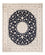 Tappeto Persero - Nain - 280 x 227 cm - blu scuro