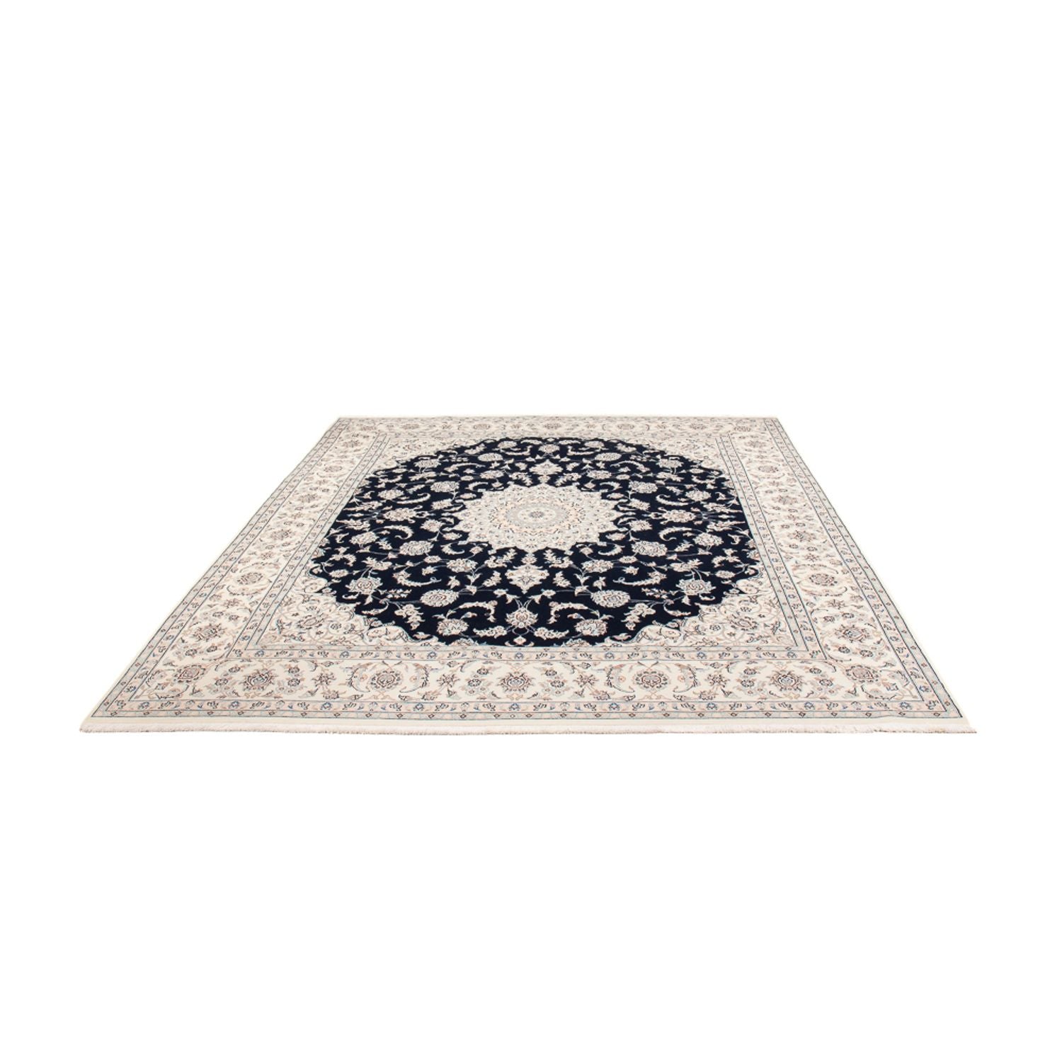 Tappeto Persero - Nain - 280 x 227 cm - blu scuro