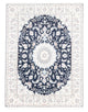 Nain - 9La Tappeto 147x196cm - Tappeto persiano - blu scuro