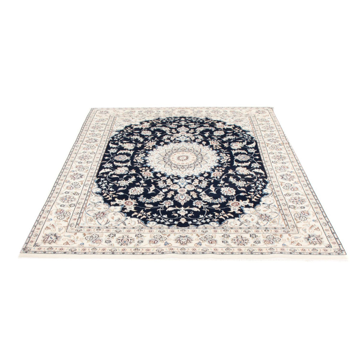Tappeto Persero - Nain - Reale - 196 x 147 cm - blu scuro