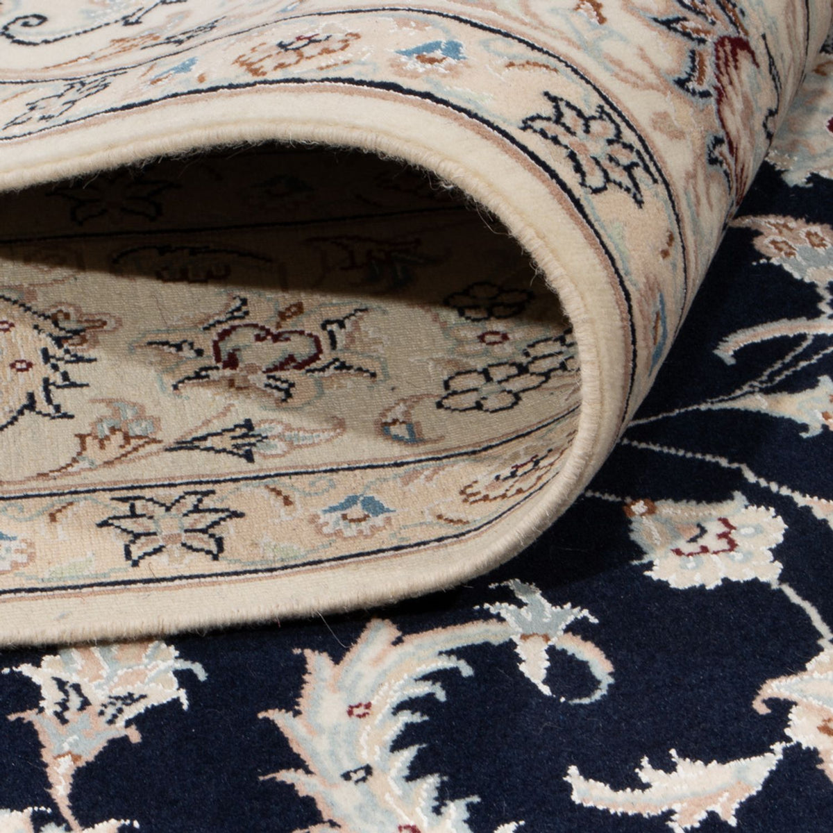 Tappeto Persero - Nain - 235 x 172 cm - blu scuro