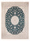 Tappeto Persero - Nain - Premio - 306 x 247 cm - verde