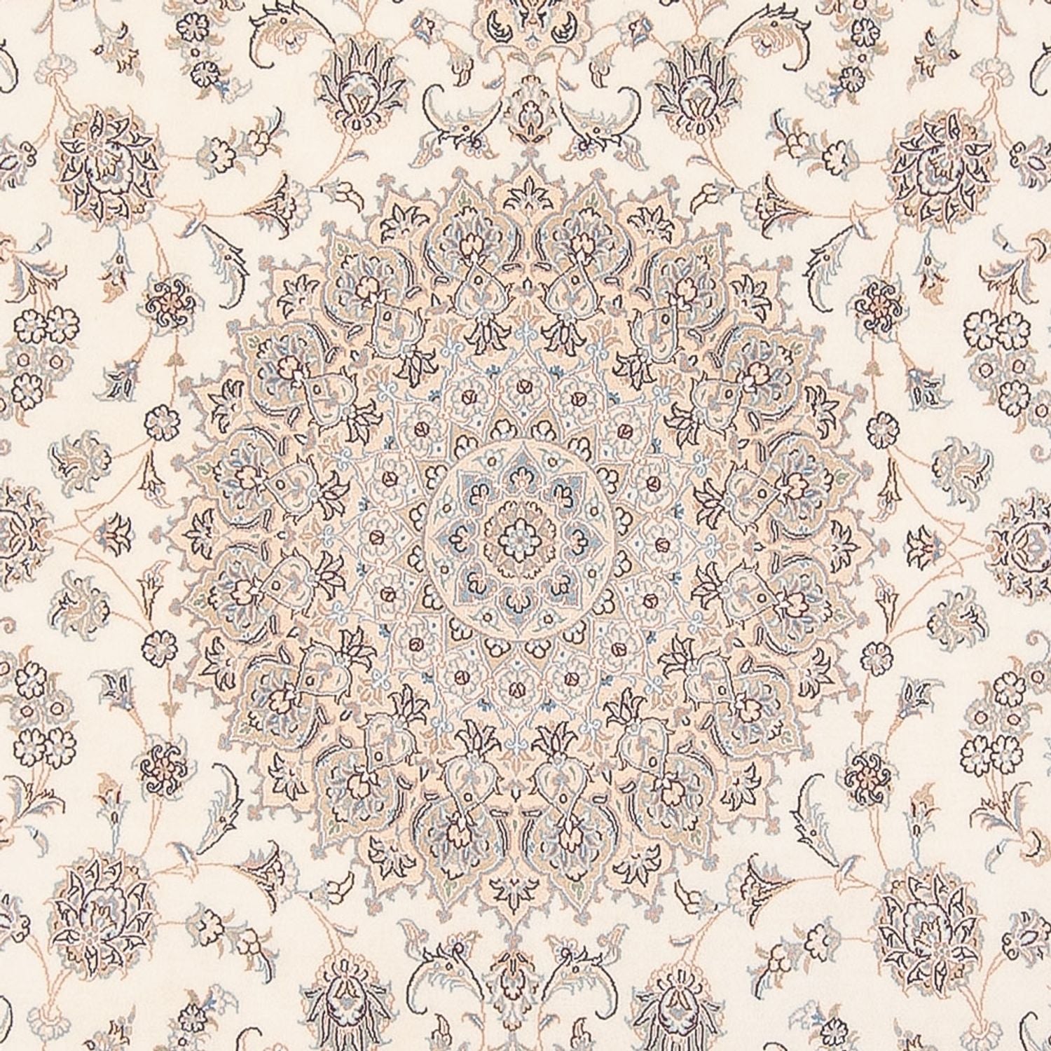 Tappeto Persero - Nain - Premio - 270 x 251 cm - crema
