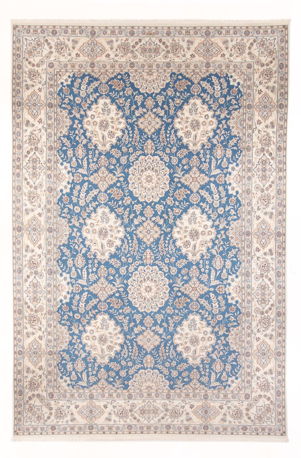 Tappeto Persero - Nain - Premio - 348 x 245 cm - blu chiaro