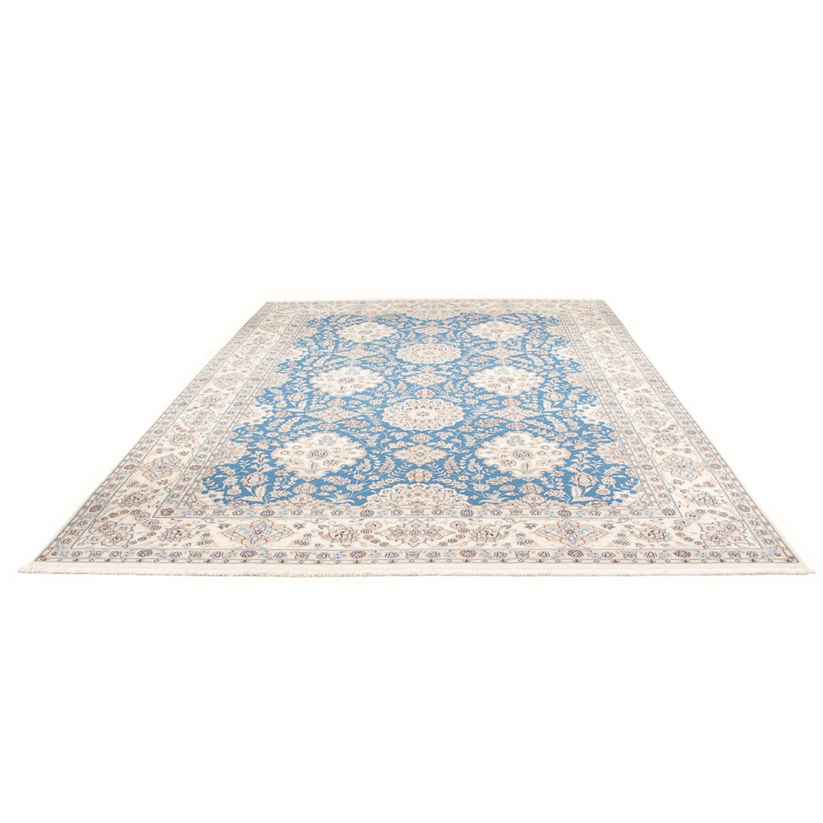 Tappeto Persero - Nain - Premio - 348 x 245 cm - blu chiaro