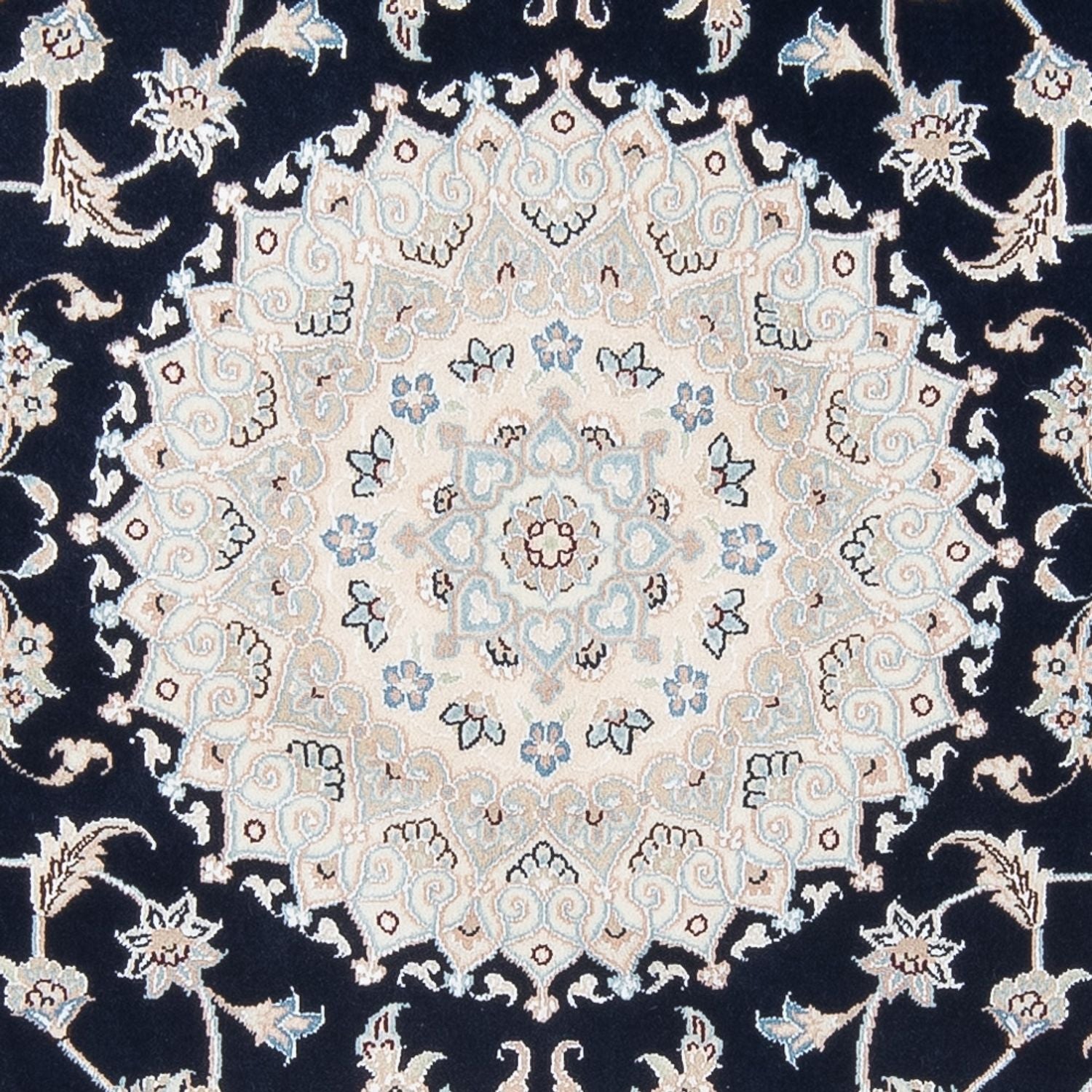 Tappeto Persero - Nain - Premio rotondo  - 150 x 150 cm - blu scuro