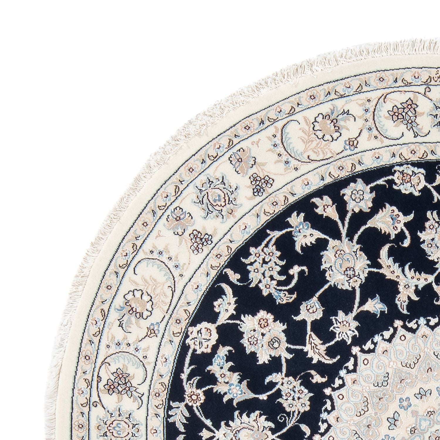 Tappeto Persero - Nain - Premio rotondo  - 150 x 150 cm - blu scuro