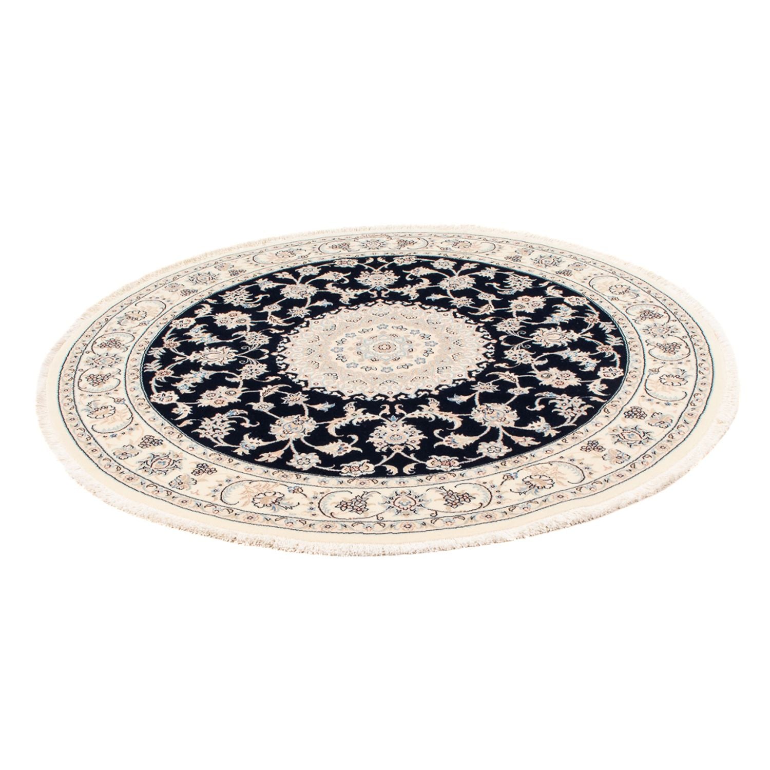 Tappeto Persero - Nain - Premio rotondo  - 150 x 150 cm - blu scuro