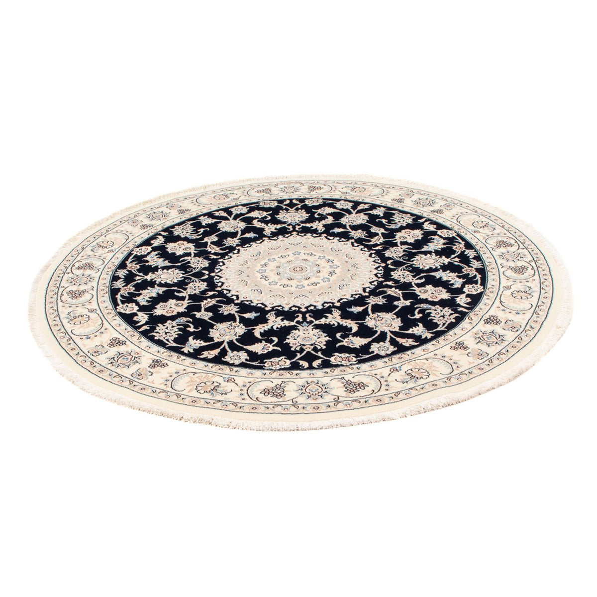 Tappeto Persero - Nain - Premio rotondo  - 150 x 150 cm - blu scuro