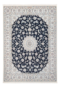 Tappeto Persero - Nain - Premio - 207 x 146 cm - blu scuro