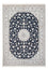 Tappeto Persero - Nain - Premio - 207 x 146 cm - blu scuro