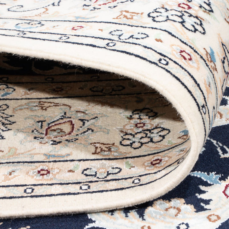 Tappeto Persero - Nain - Premio - 207 x 146 cm - blu scuro