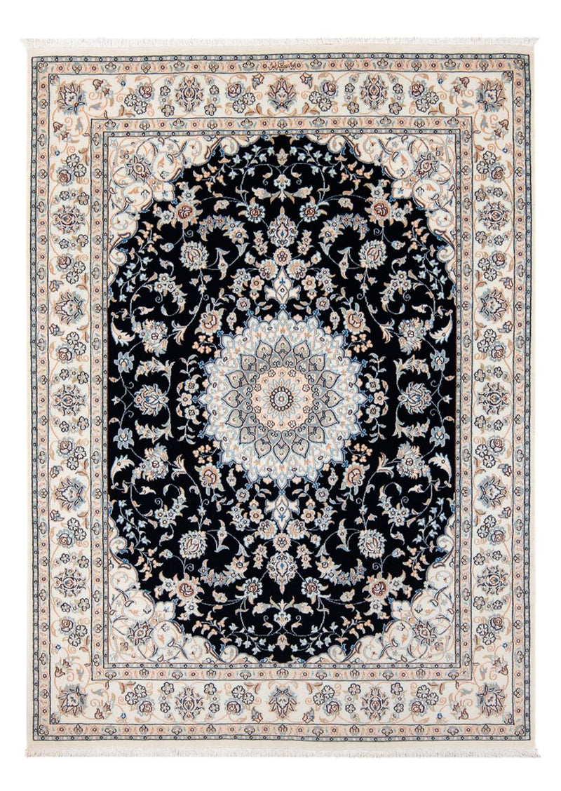 Tappeto Persero - Nain - Premio - 204 x 149 cm - blu scuro