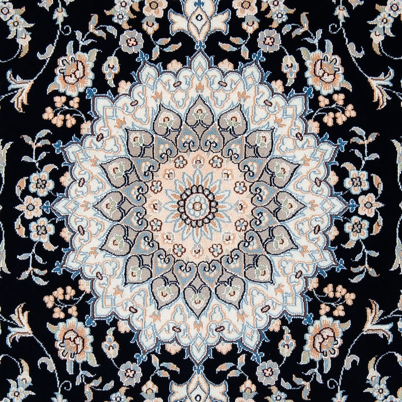 Tappeto Persero - Nain - Premio - 204 x 149 cm - blu scuro