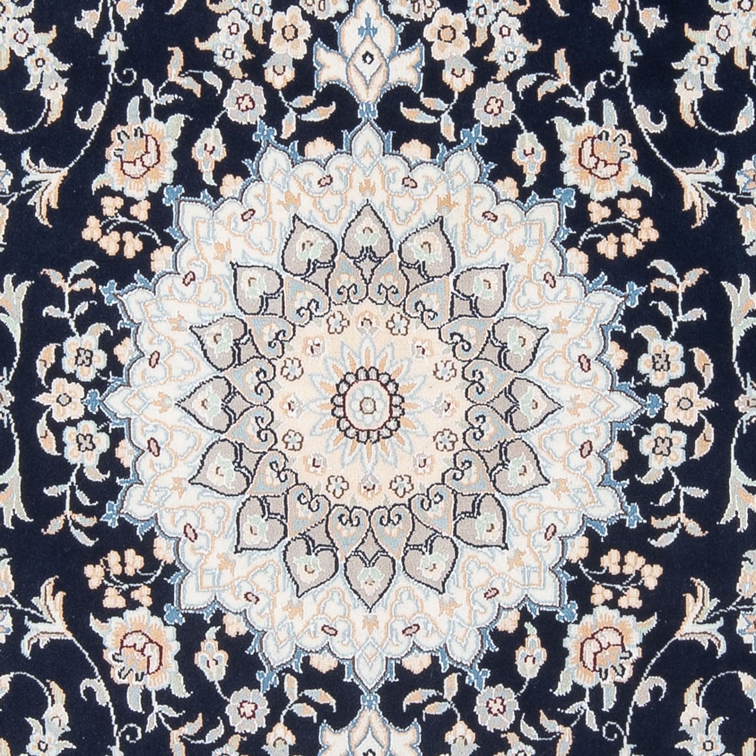 Tappeto Persero - Nain - Premio - 203 x 149 cm - blu scuro