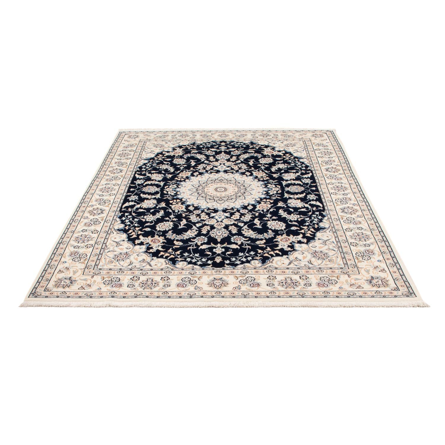 Tappeto Persero - Nain - Premio - 203 x 149 cm - blu scuro