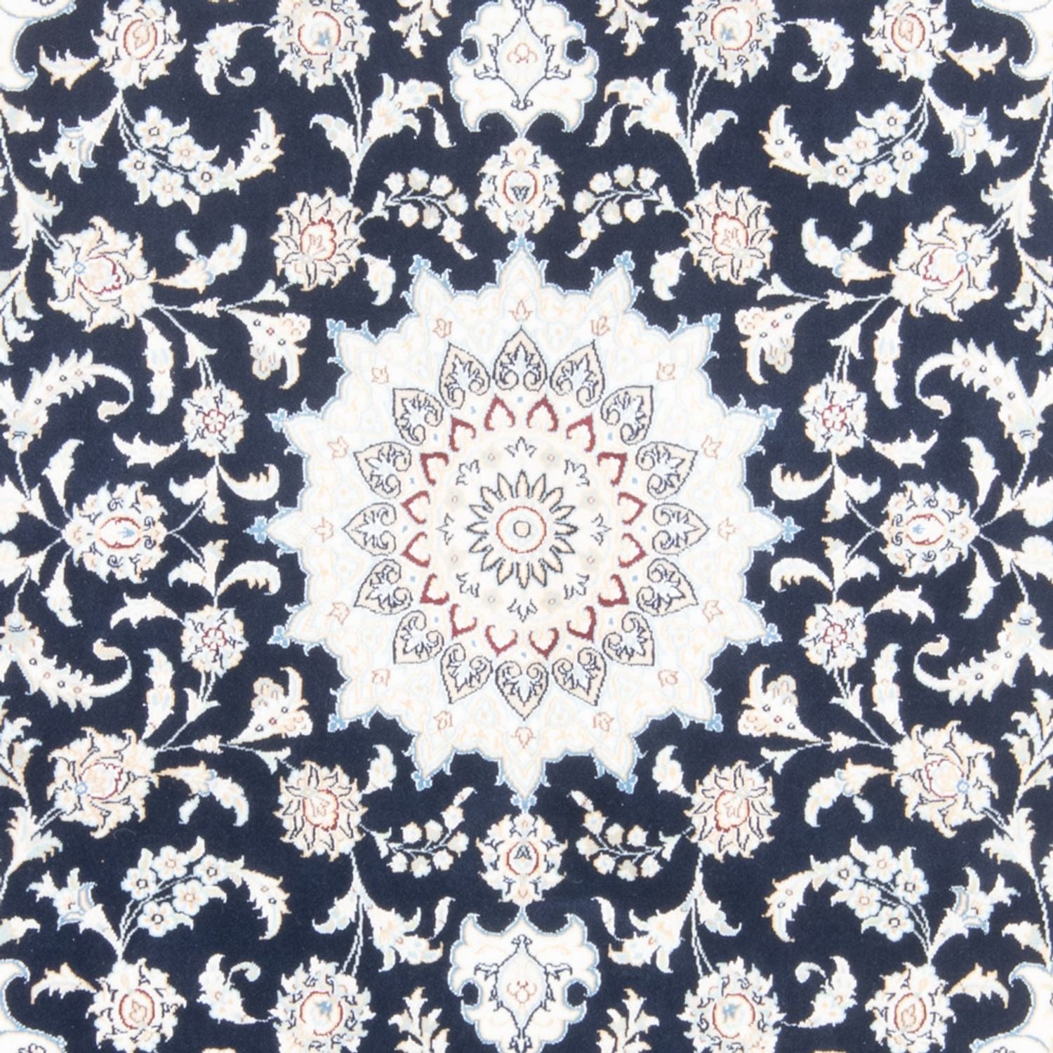 Tappeto Persero - Nain - Reale - 203 x 145 cm - blu scuro