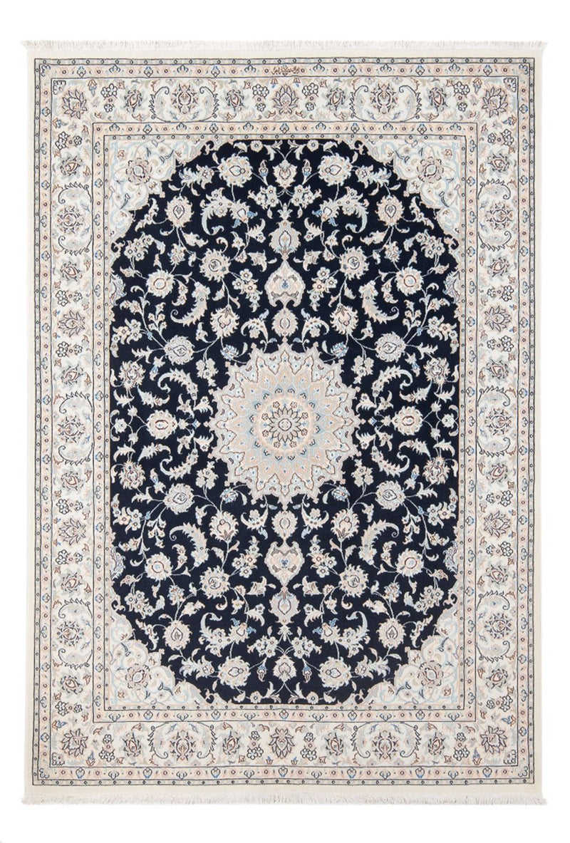 Tappeto Persero - Nain - Premio - 203 x 147 cm - blu scuro