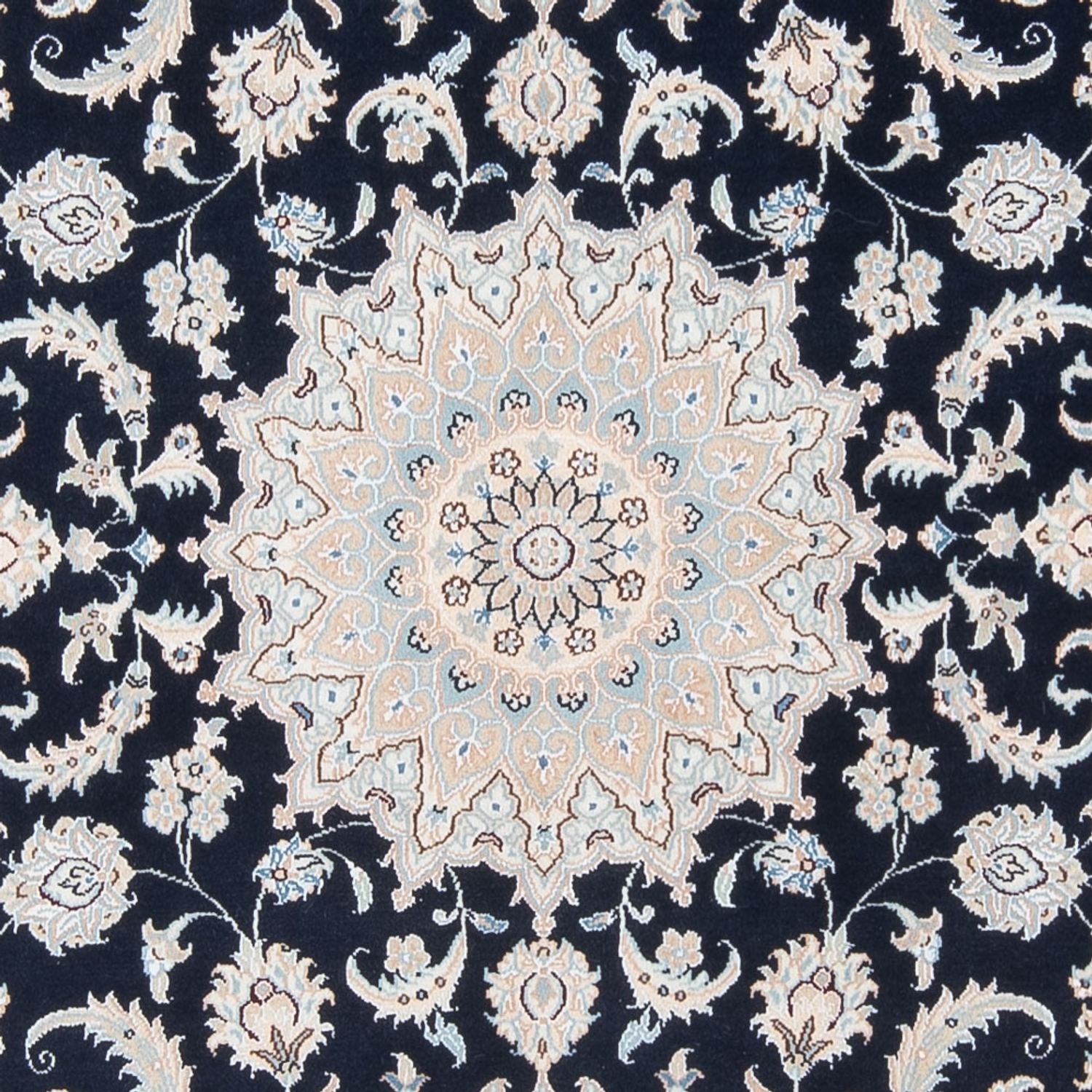 Tappeto Persero - Nain - Premio - 203 x 147 cm - blu scuro