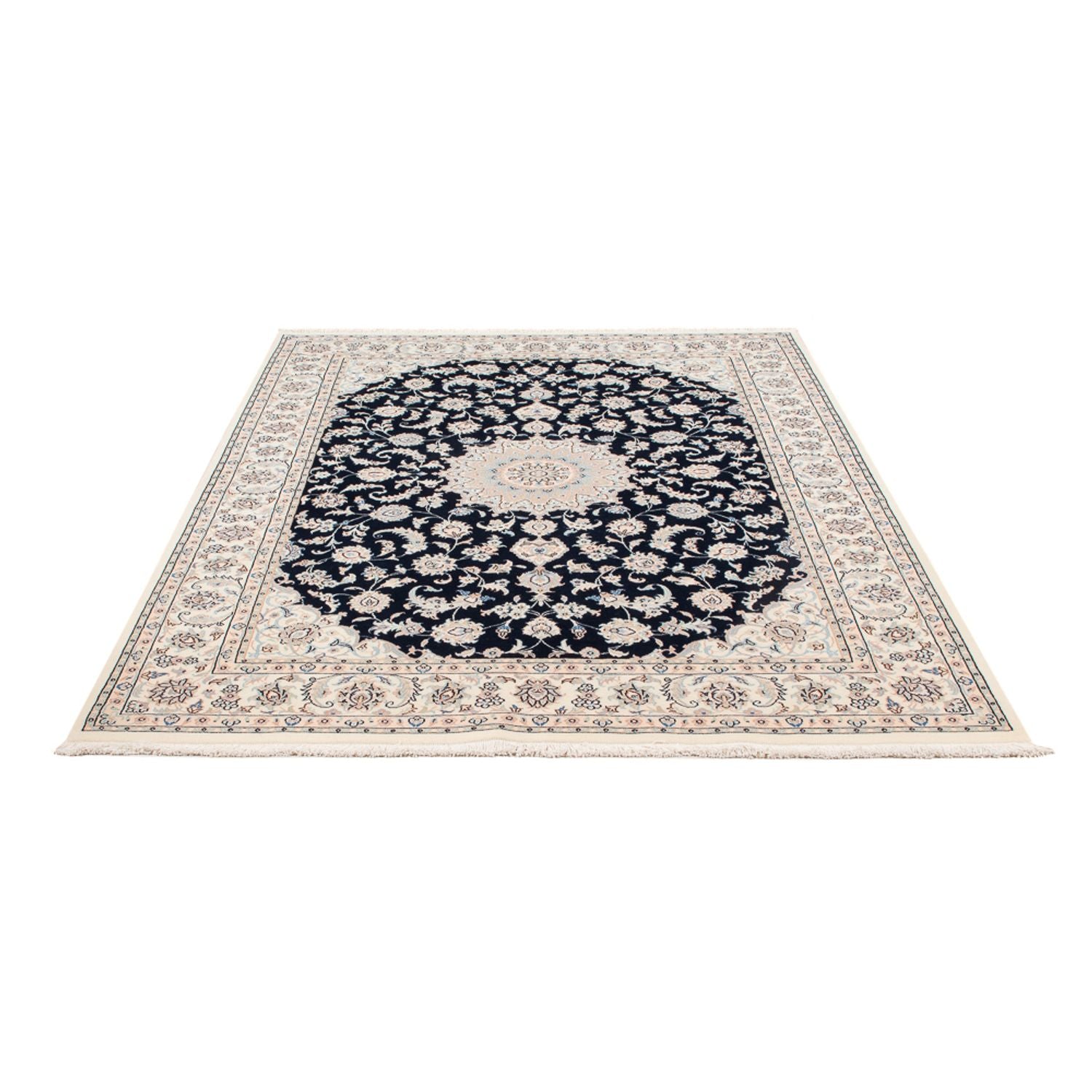 Tappeto Persero - Nain - Premio - 203 x 147 cm - blu scuro