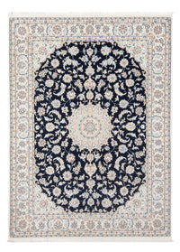 Tappeto Persero - Nain - Premio - 205 x 148 cm - blu scuro