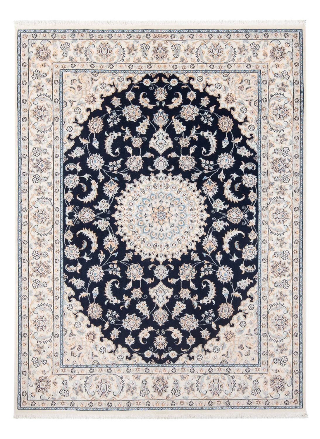 Tappeto Persero - Nain - Premio - 202 x 151 cm - blu scuro