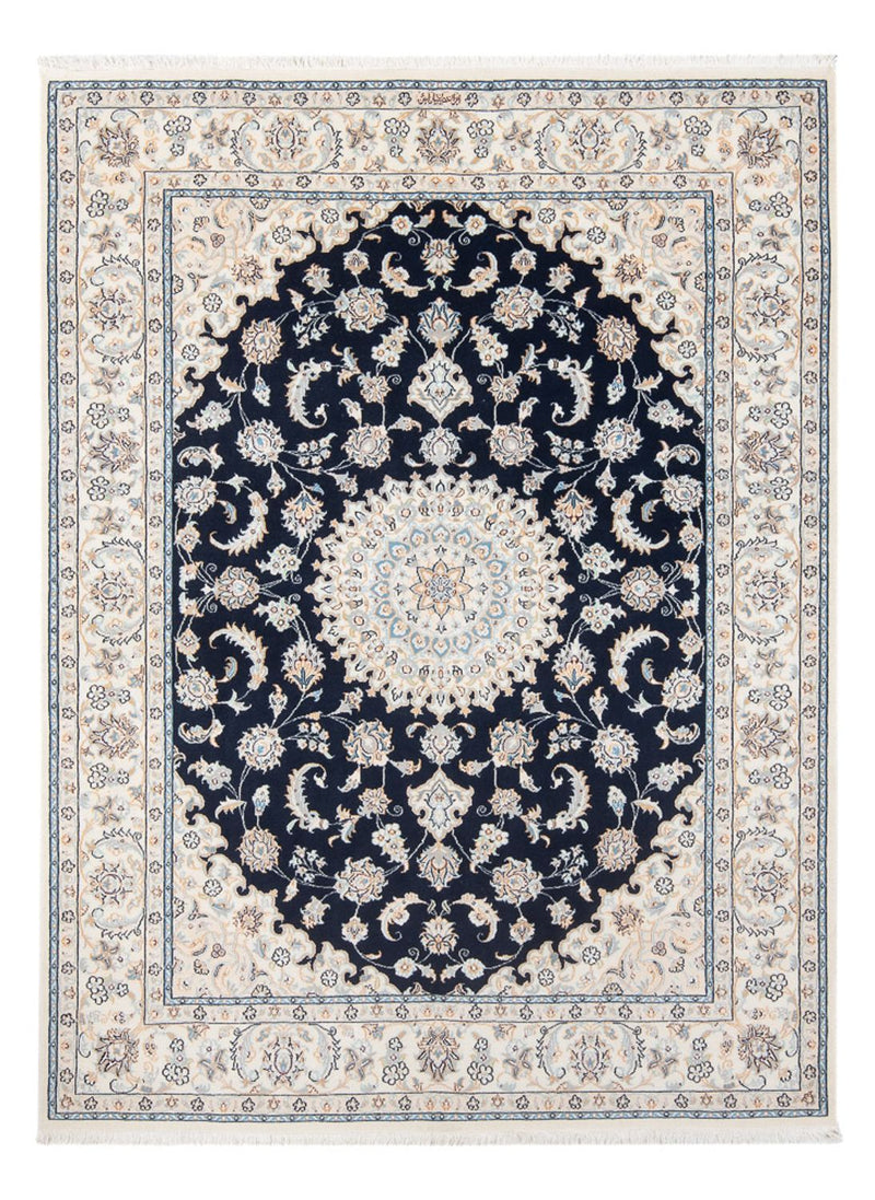 Tappeto Persero - Nain - Premio - 202 x 151 cm - blu scuro