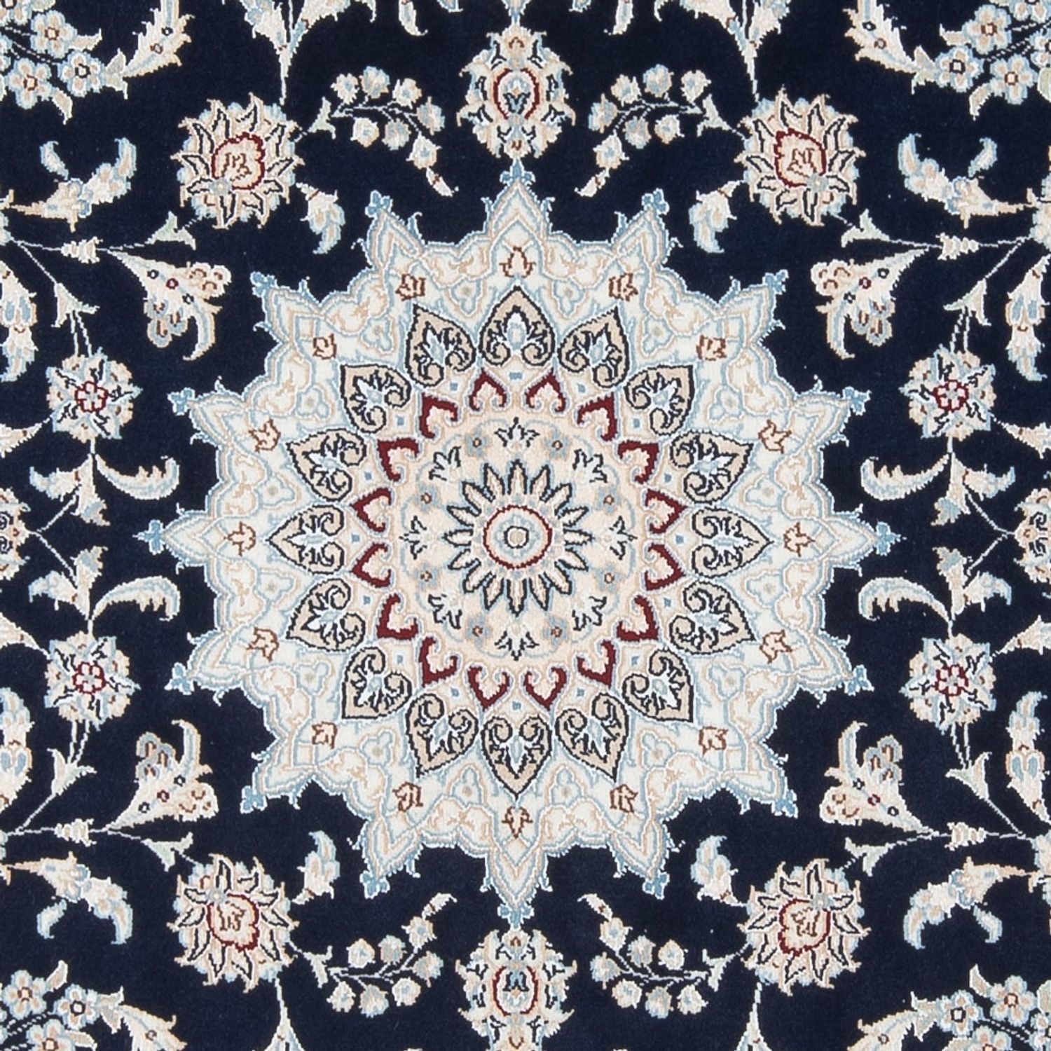 Tappeto Persero - Nain - Premio - 207 x 149 cm - blu scuro