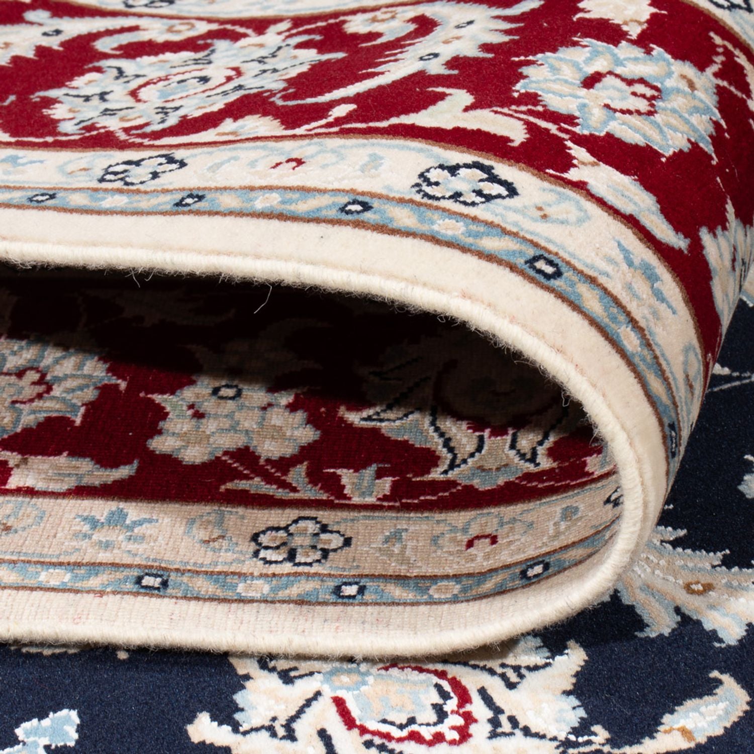 Tappeto Persero - Nain - Premio - 207 x 149 cm - blu scuro