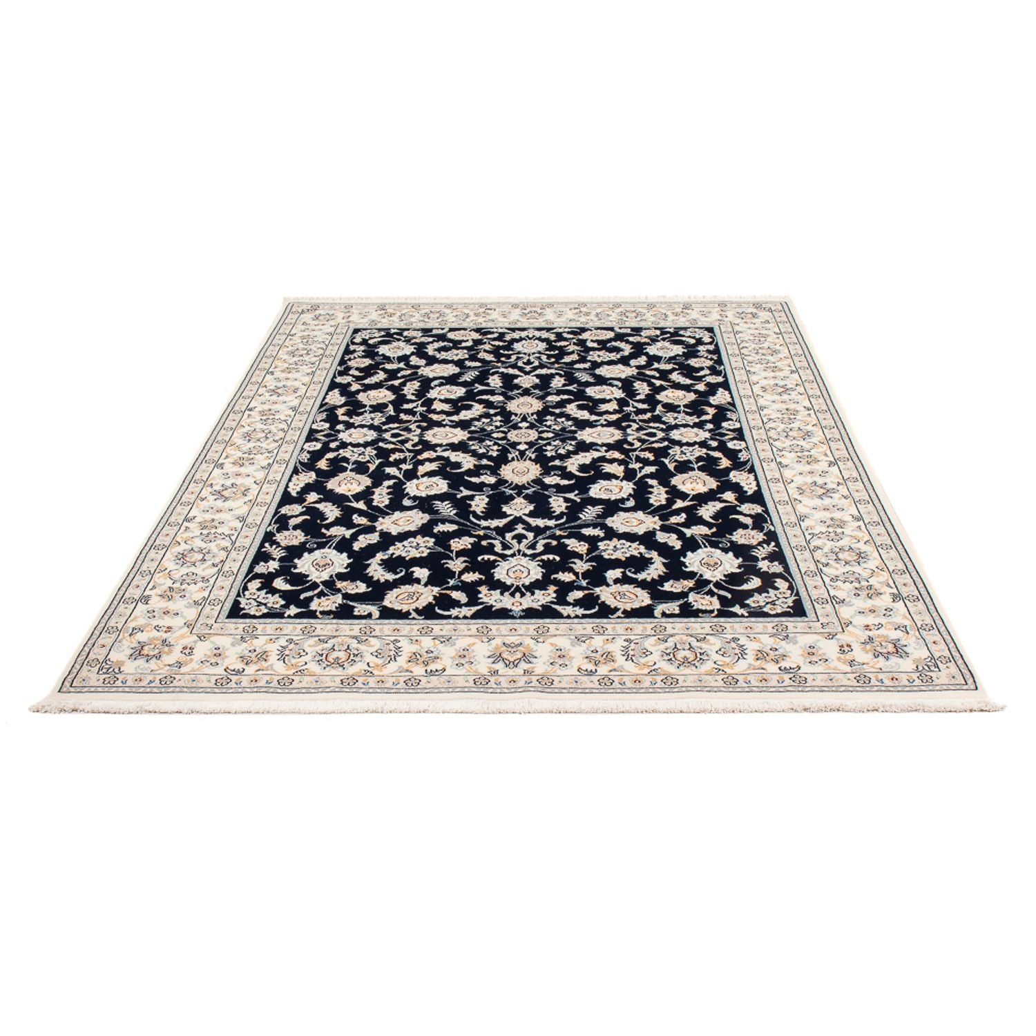 Tappeto Persero - Nain - Premio - 205 x 148 cm - blu scuro