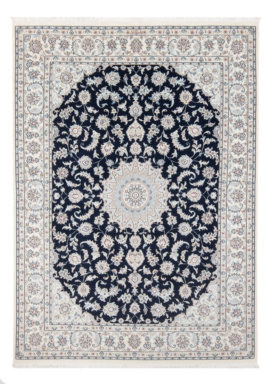 Tappeto Persero - Nain - Premio - 202 x 150 cm - blu scuro