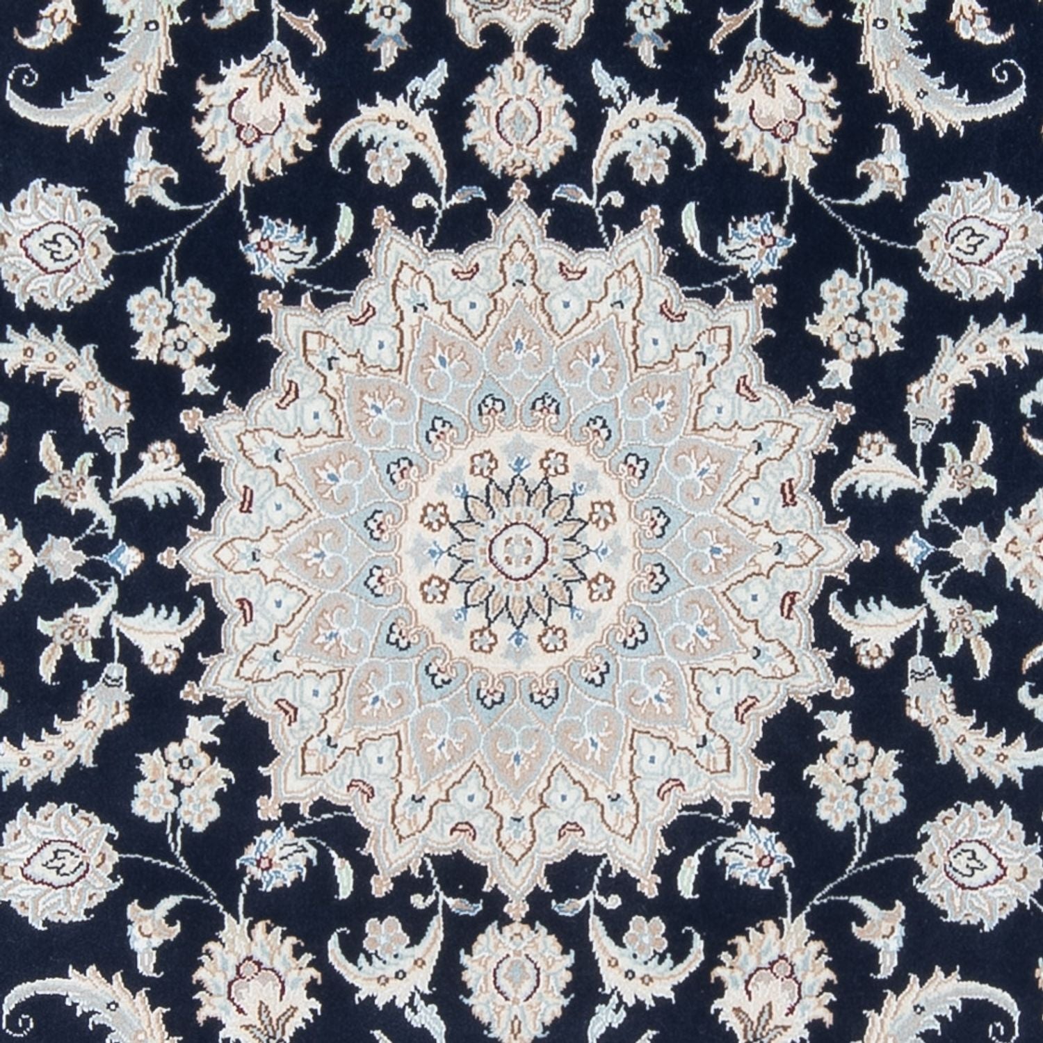 Tappeto Persero - Nain - Premio - 202 x 150 cm - blu scuro
