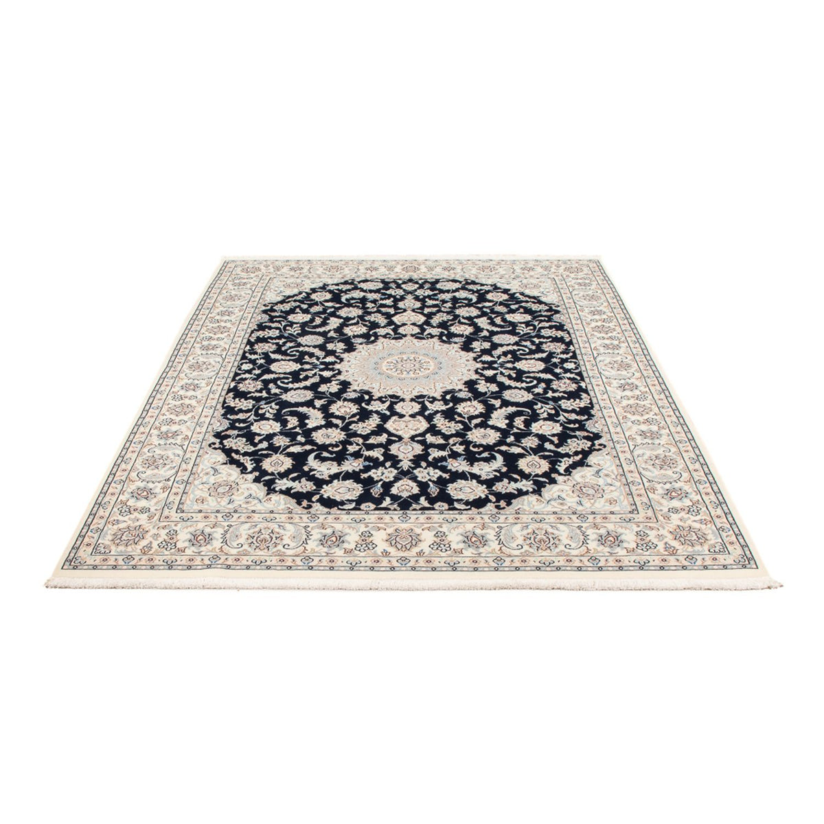Tappeto Persero - Nain - Premio - 202 x 150 cm - blu scuro