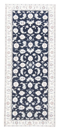Tappeto corsia Tappeto Persero - Nain - Reale - 194 x 82 cm - blu scuro