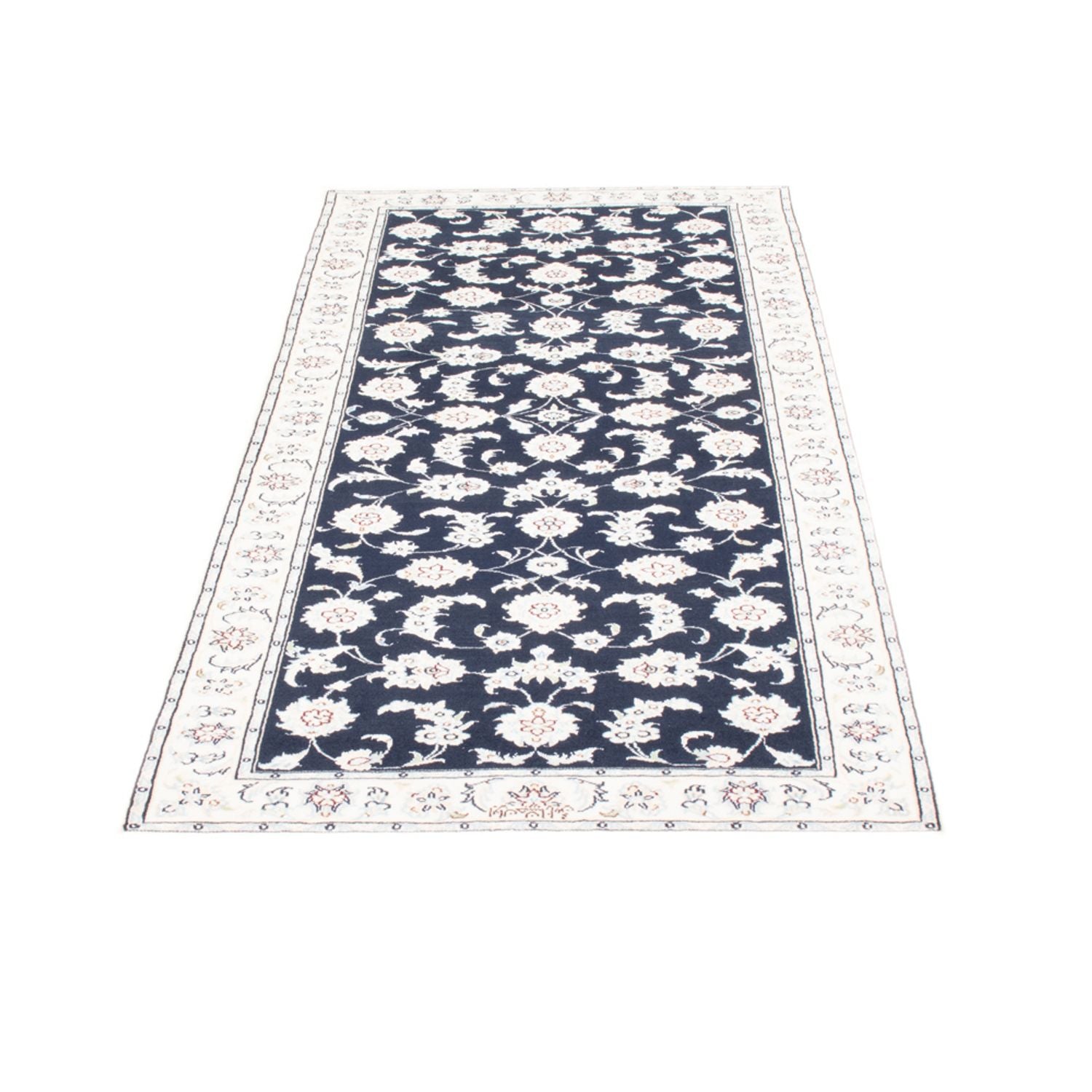 Tappeto corsia Tappeto Persero - Nain - Reale - 194 x 82 cm - blu scuro