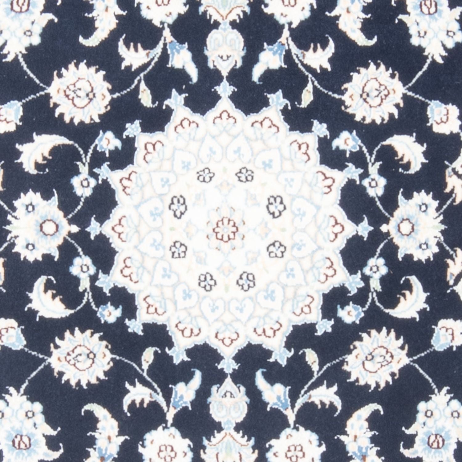 Tappeto corsia Tappeto Persero - Nain - Reale - 197 x 81 cm - blu scuro
