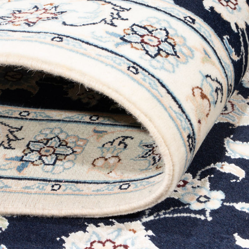 Tappeto corsia Tappeto Persero - Nain - Reale - 197 x 81 cm - blu scuro