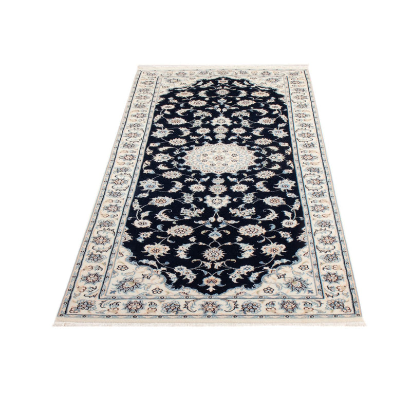 Tappeto corsia Tappeto Persero - Nain - Reale - 197 x 81 cm - blu scuro