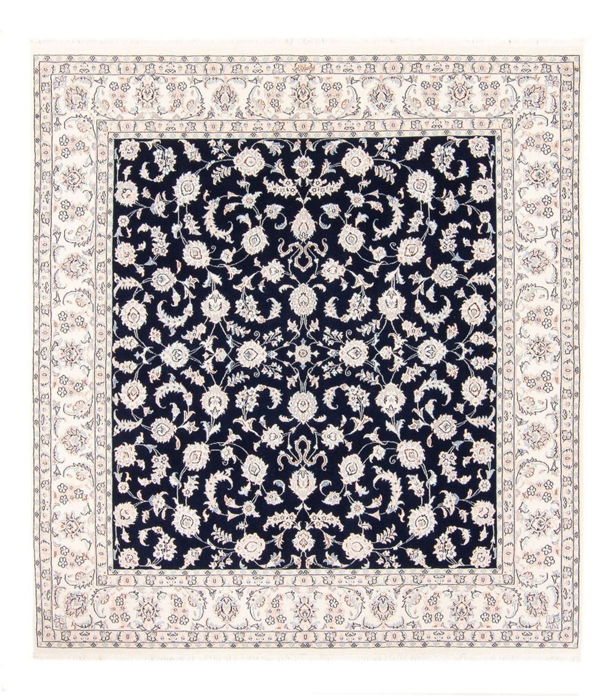 Tappeto Persero - Nain quadrato  - 213 x 200 cm - blu scuro