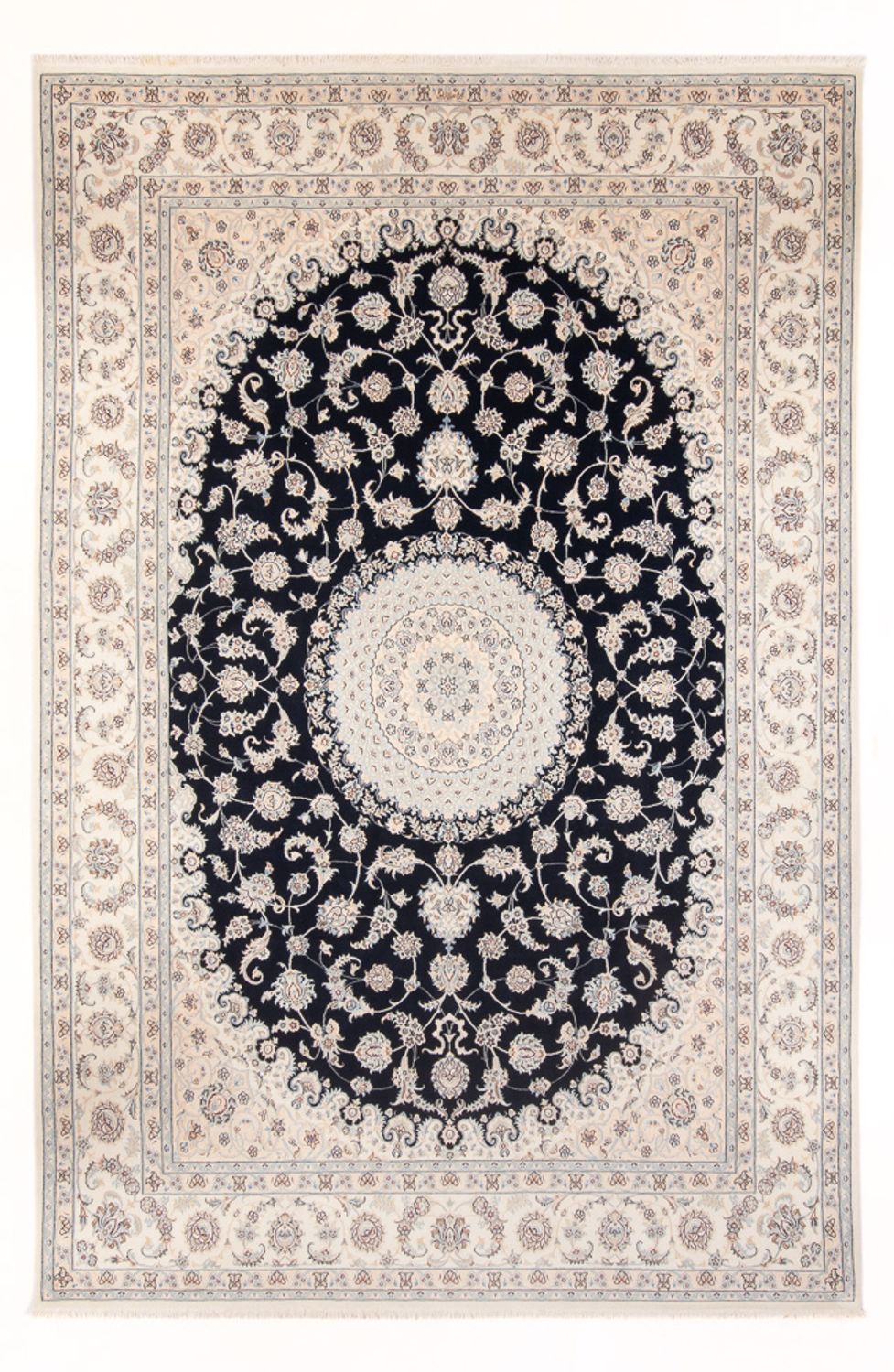 Tappeto Persero - Nain - Premio - 352 x 247 cm - blu scuro