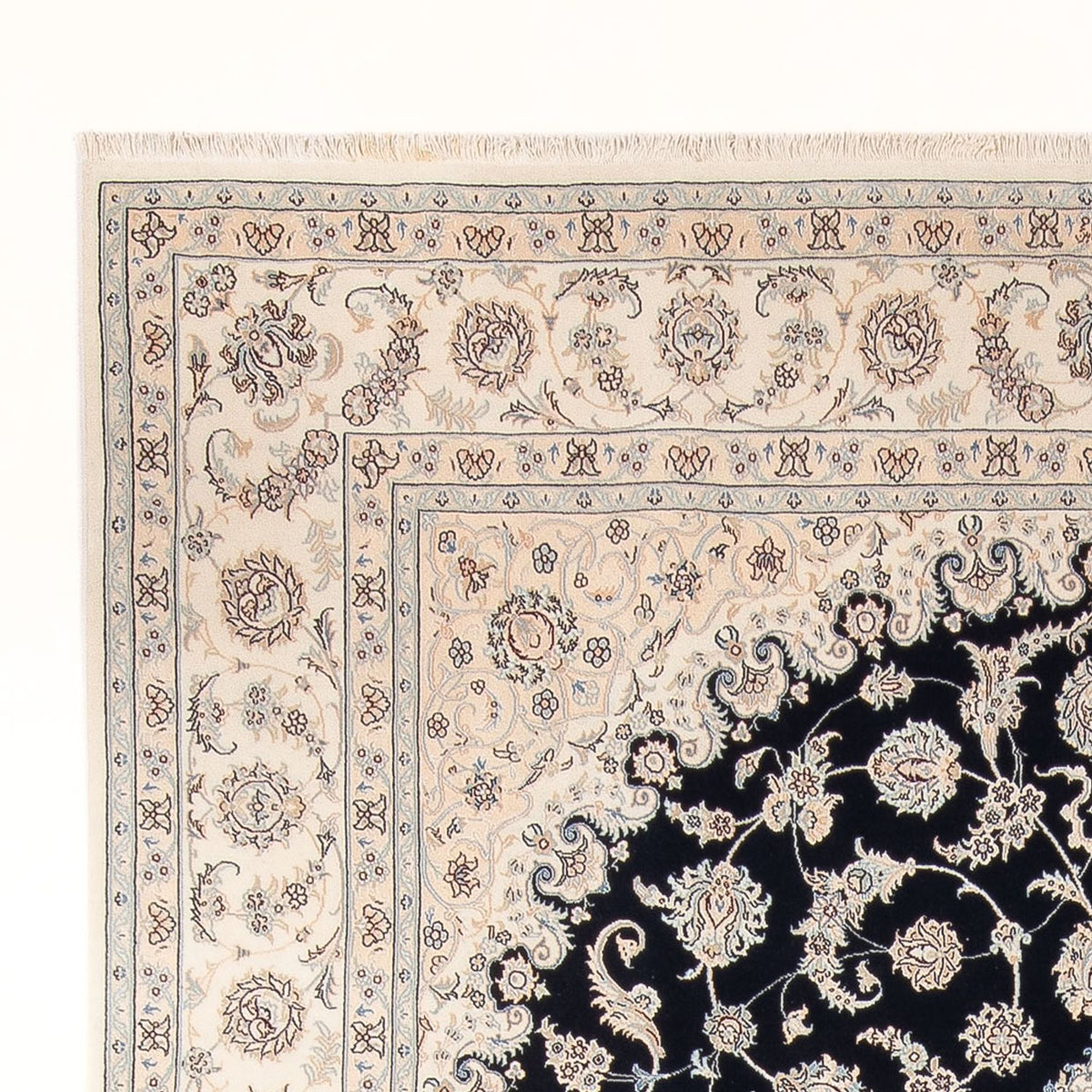 Tappeto Persero - Nain - Premio - 352 x 247 cm - blu scuro