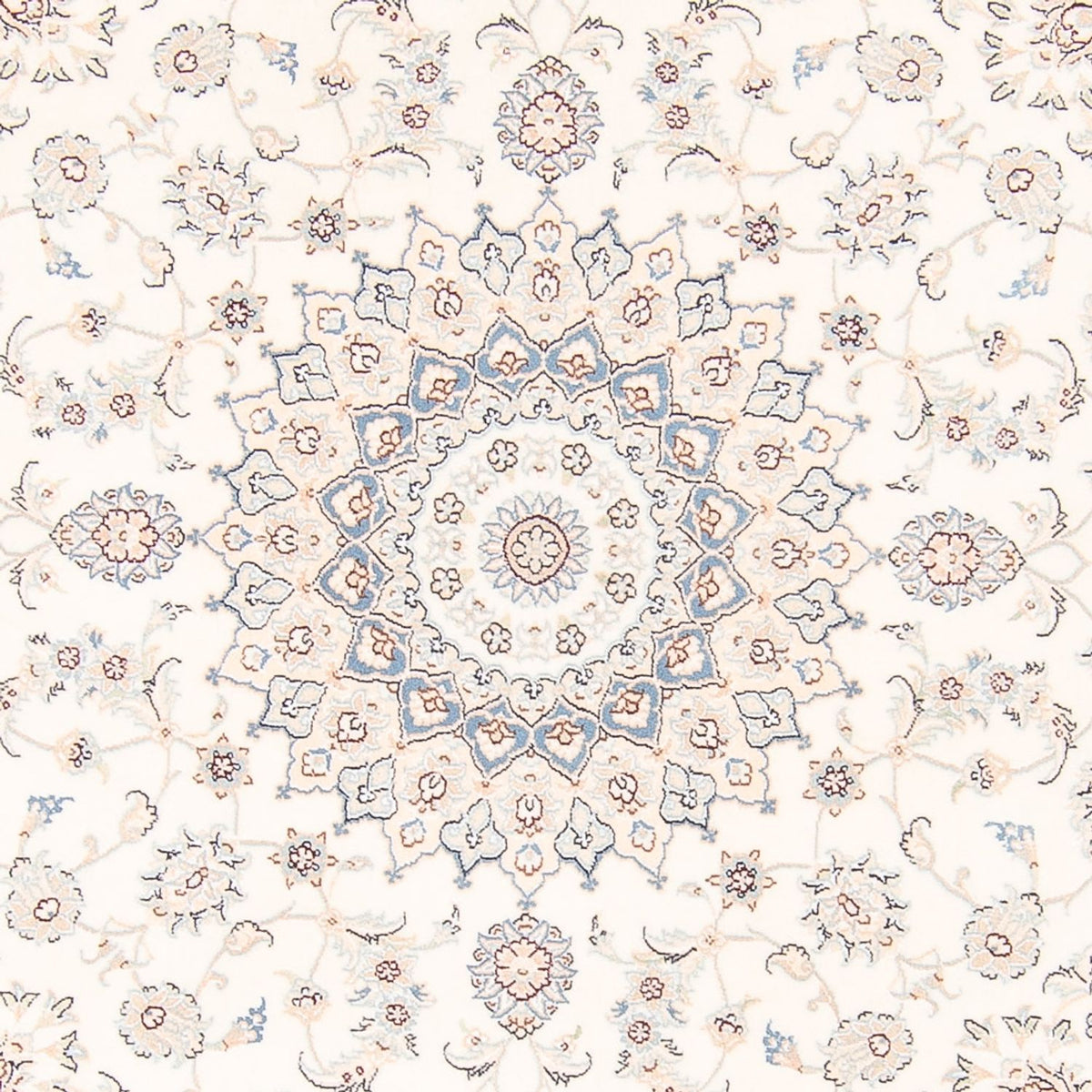 Tappeto Persero - Nain rotondo  - 200 x 200 cm - crema