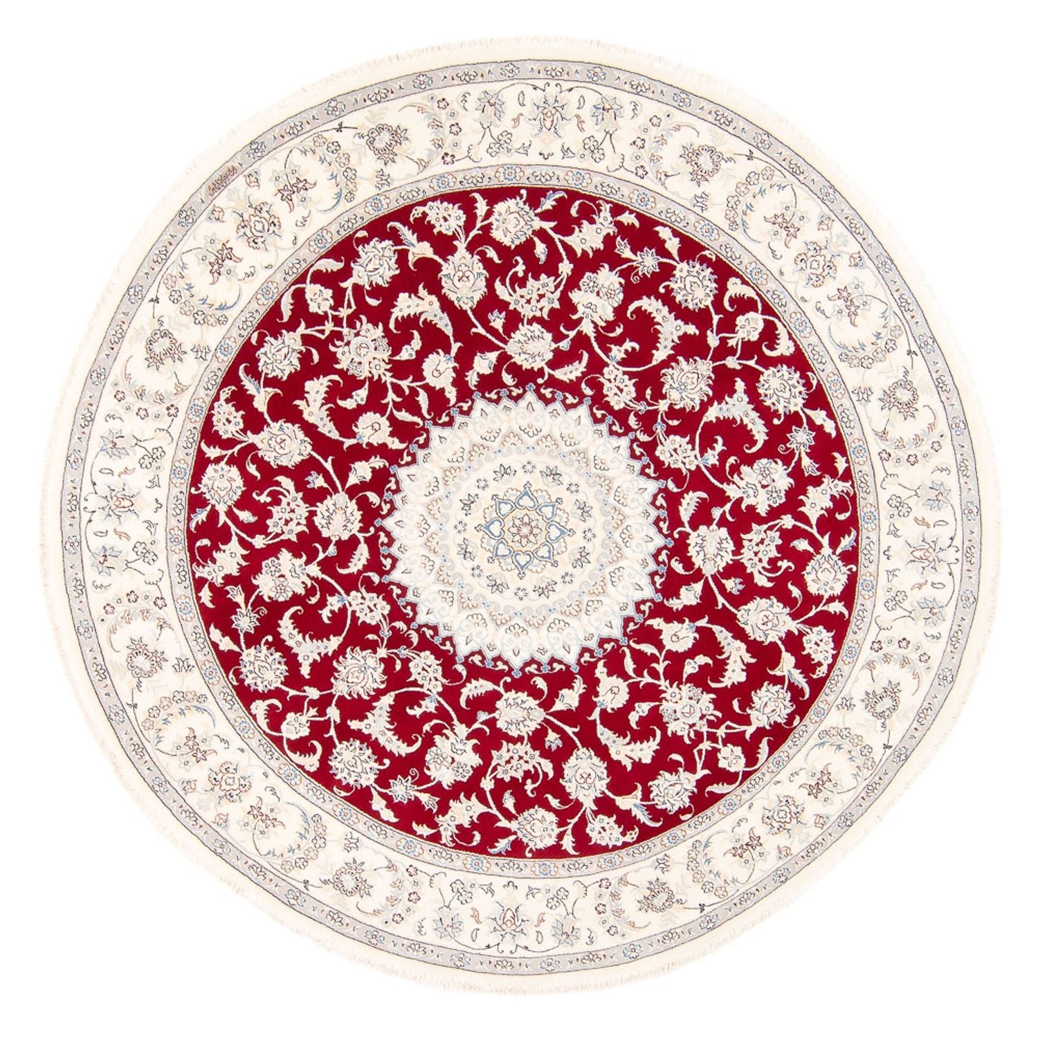 Tappeto Persero - Nain rotondo  - 200 x 200 cm - rosso