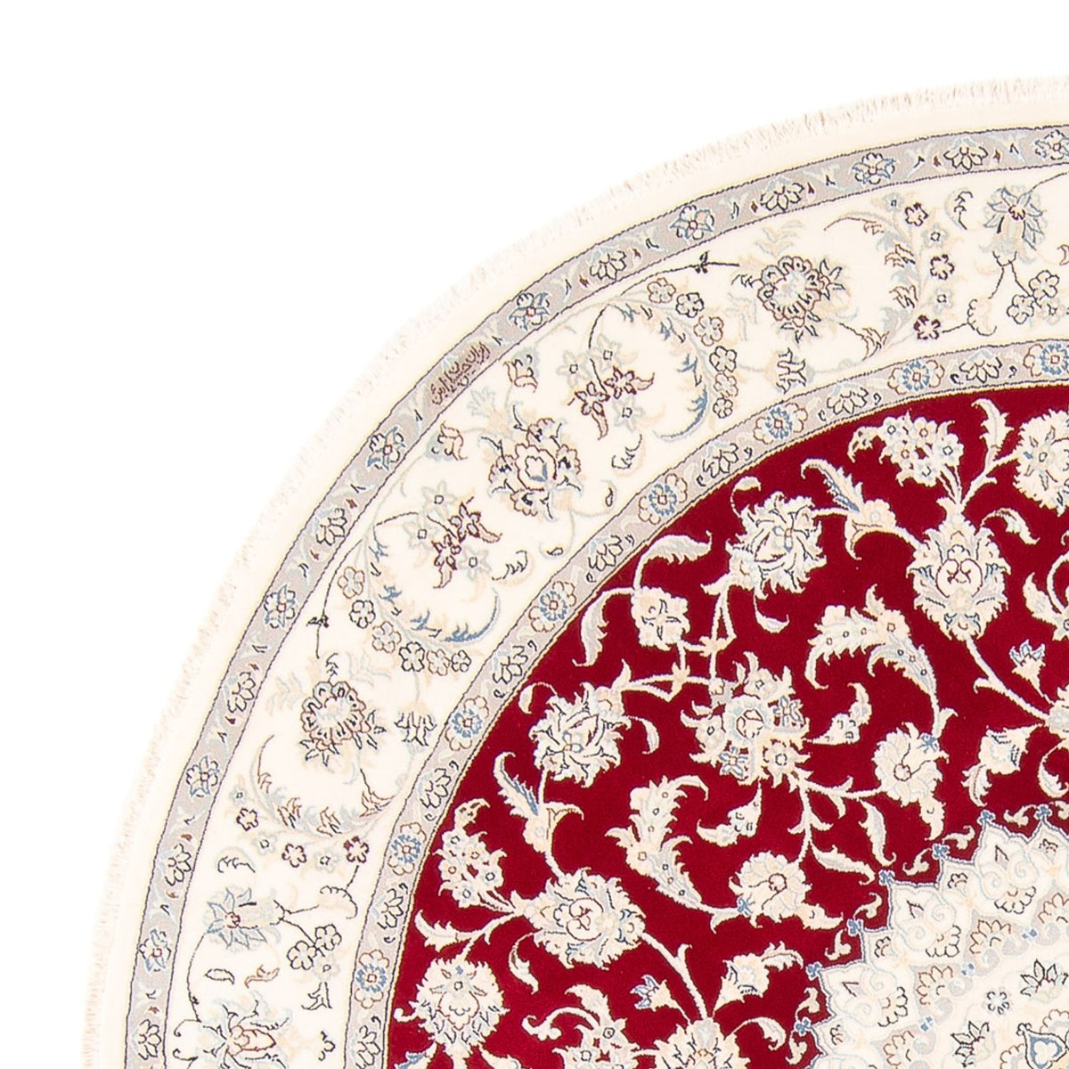 Tappeto Persero - Nain rotondo  - 200 x 200 cm - rosso