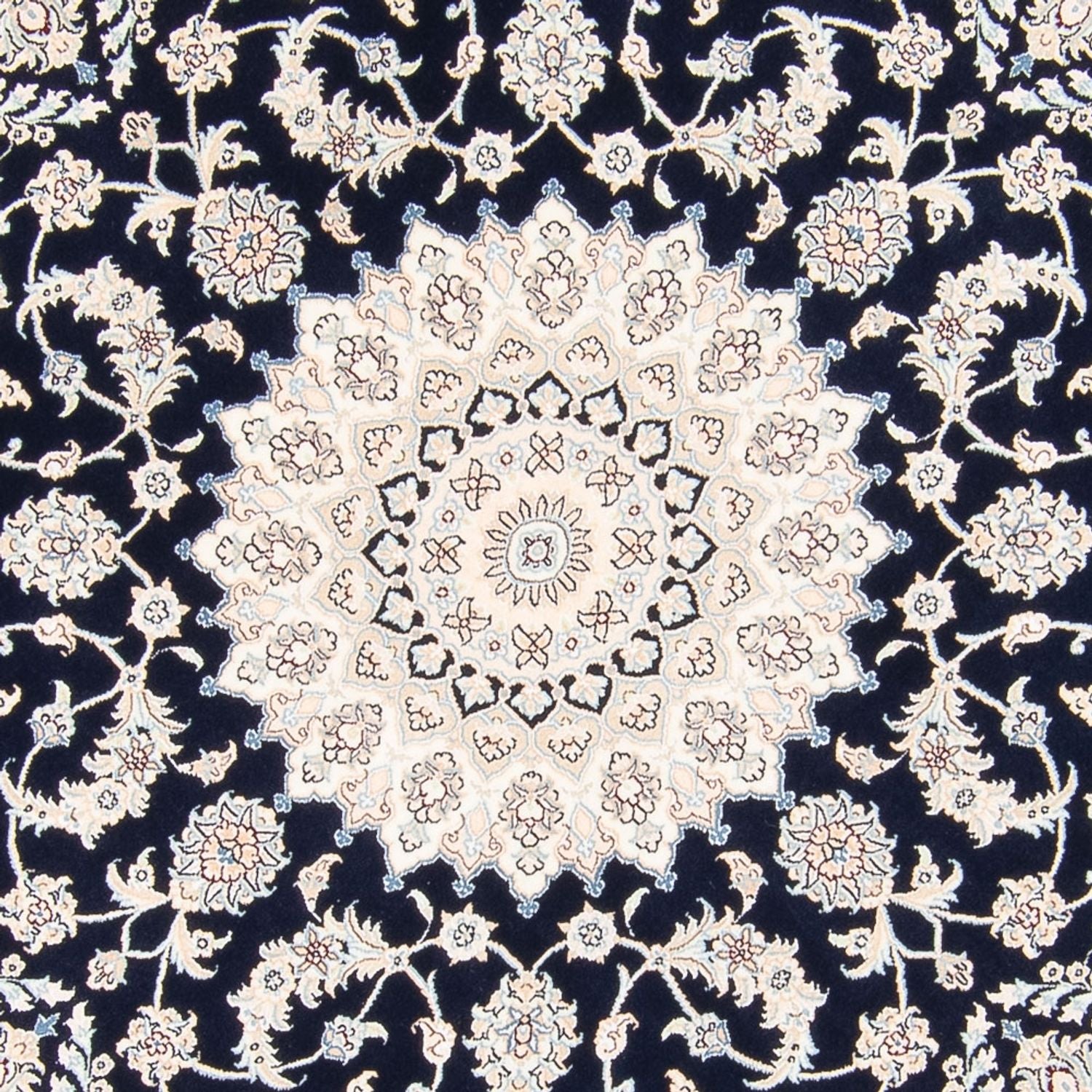 Tappeto Persero - Nain rotondo  - 200 x 200 cm - blu scuro